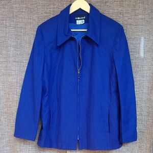 WWOT  Wool Zip Up Lined Jacket